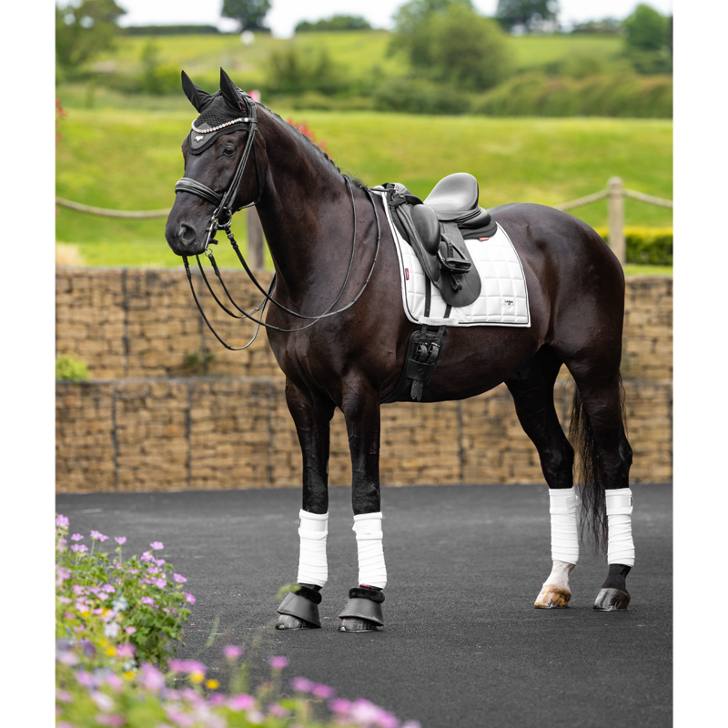 LeMieux Loire Dressage Square - White-1