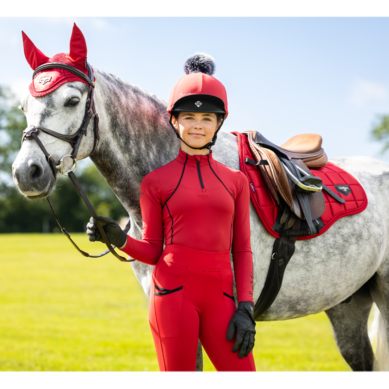 LeMieux Loire Classic GP Square - Chilli-2