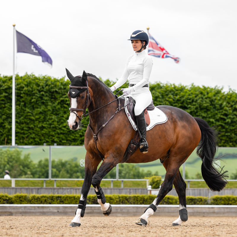 LeMieux Loire Classic GP Square - White-1