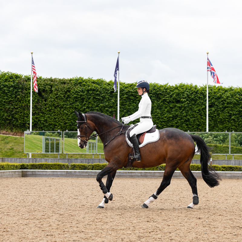 LeMieux Loire Classic GP Square - White-2