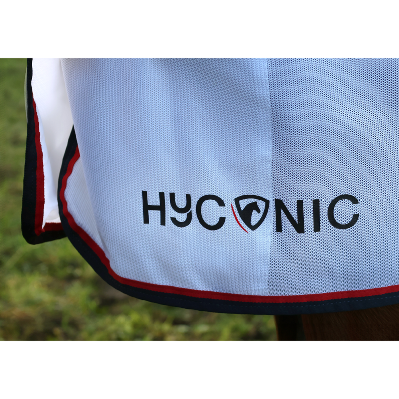 Hy HYCONIC Combo Fly Rug with Detachable Neck - White-3