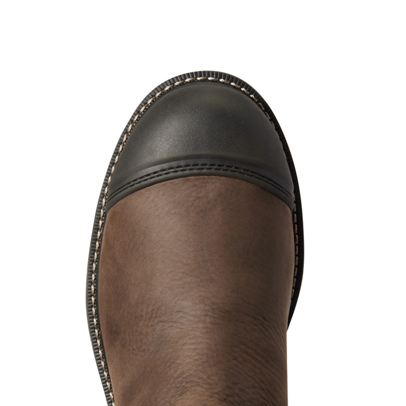 Ariat Men's Groundbreaker Chelsea XTR Waterproof Steel Toe Work Boots - Dark Brown-4