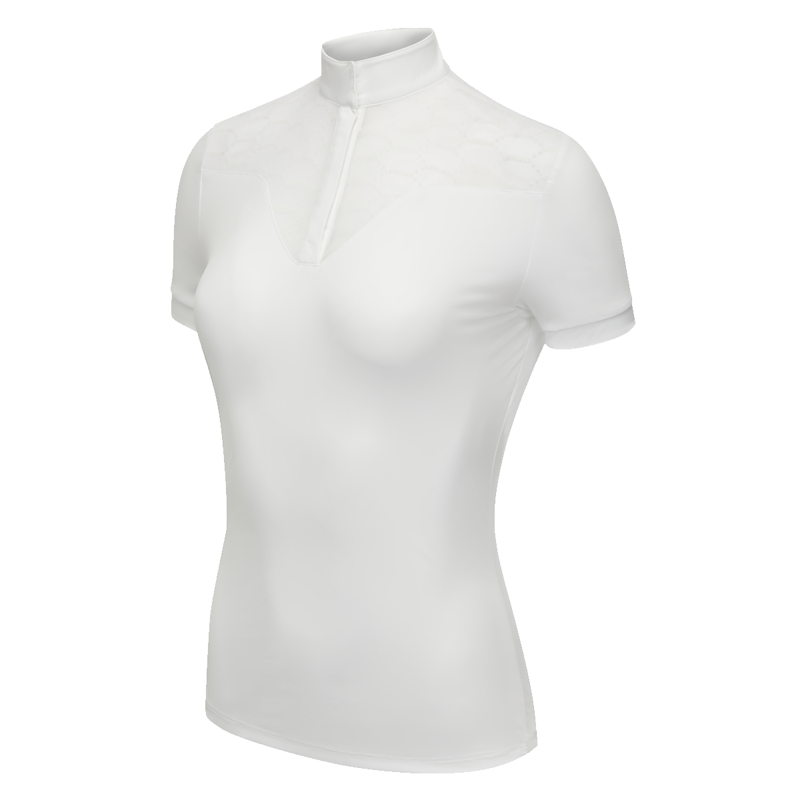 LeMieux Emily Short Sleeve Show Shirt - White-2