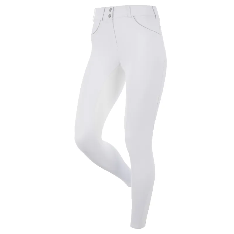 LeMieux Victoria Breech Suede Seat - White