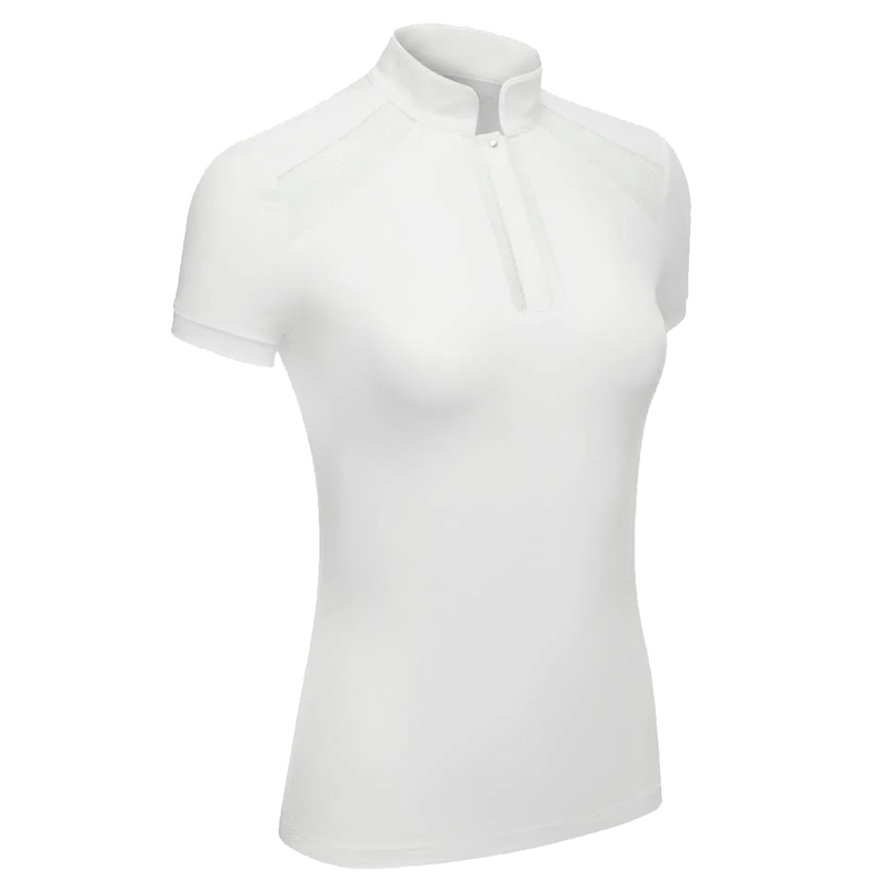 LeMieux Camille Short Sleeve Show Shirt - White-1