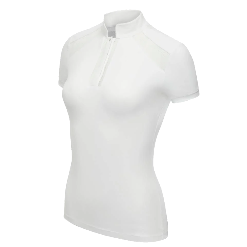 LeMieux Camille Short Sleeve Show Shirt - White-2