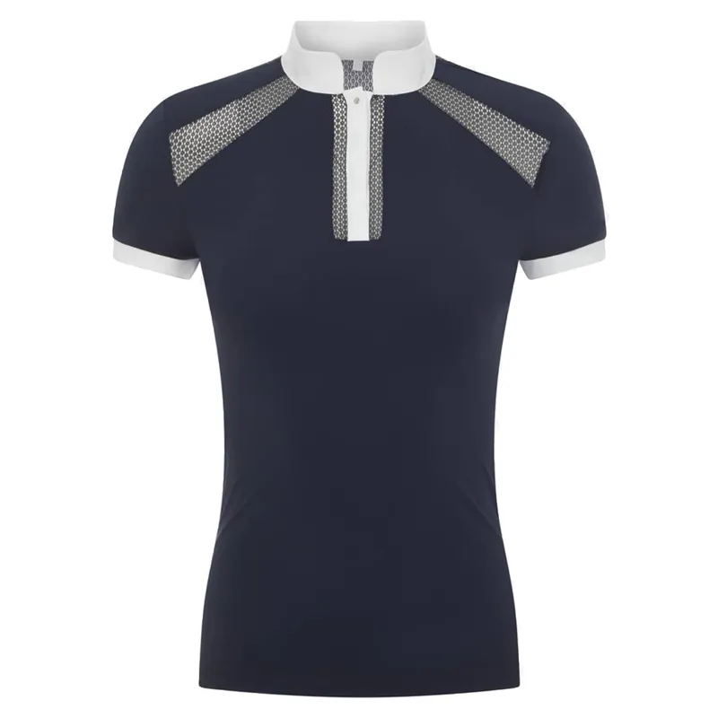 LeMieux Camille Short Sleeve Show Shirt - Navy