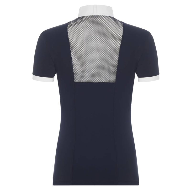 LeMieux Camille Short Sleeve Show Shirt - Navy-2