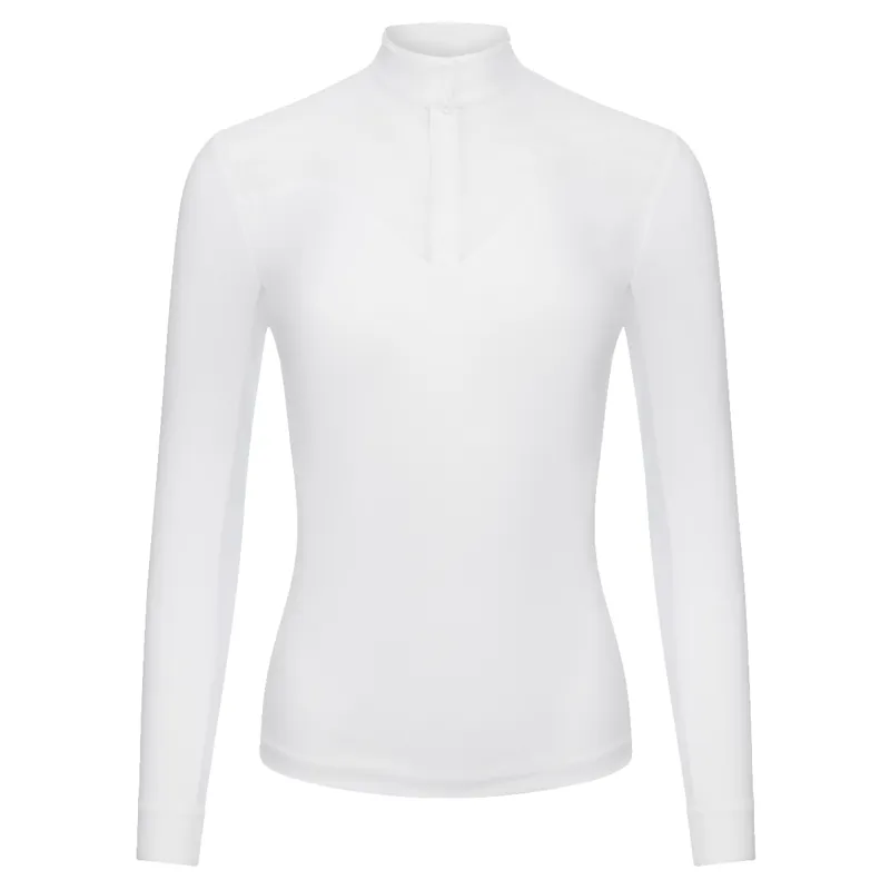 LeMieux Emily Long Sleeve Show Shirt - White