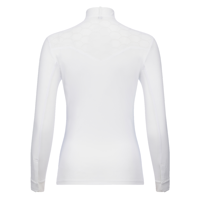 LeMieux Emily Long Sleeve Show Shirt - White-2