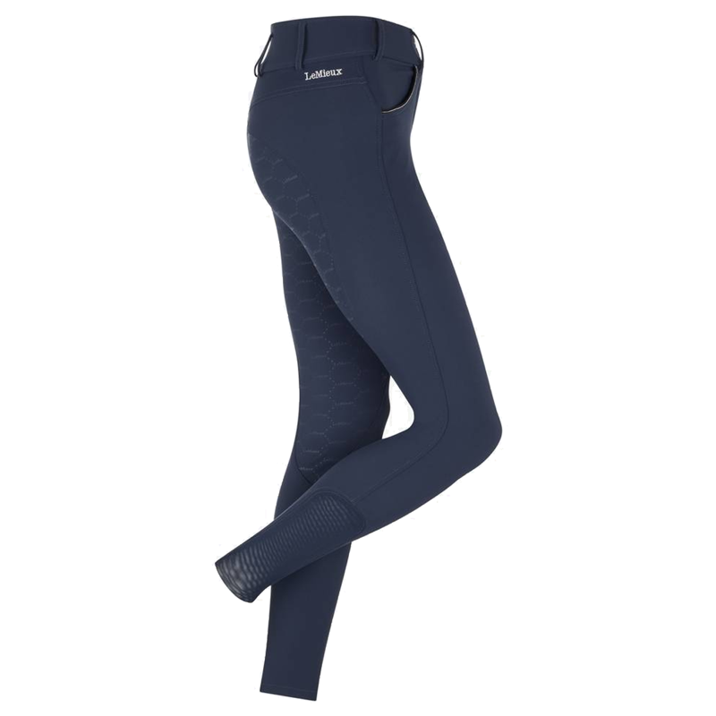 LeMieux Victoria Breech Silicone Seat - Navy-1