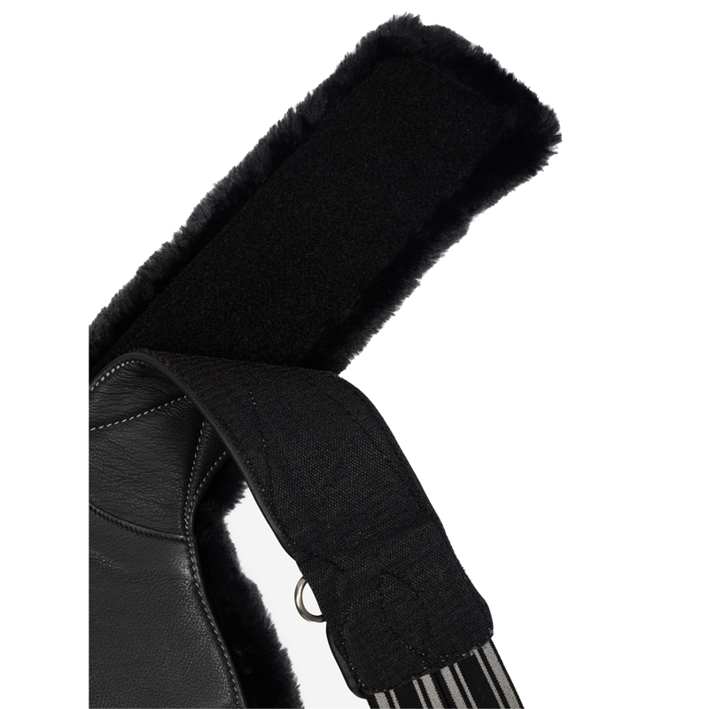 LeMieux Arika Simuwool Contoured Long Stud Girth - Black-3