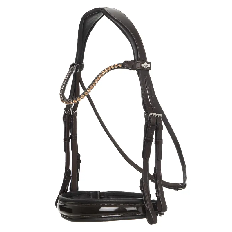 LeMieux Kudos Double Bridle - Brown