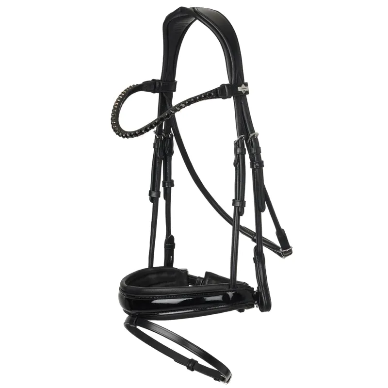 LeMieux Kudos Patent Dressage Bridle - Black
