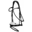 LeMieux Kudos Patent Dressage Bridle - Black/White