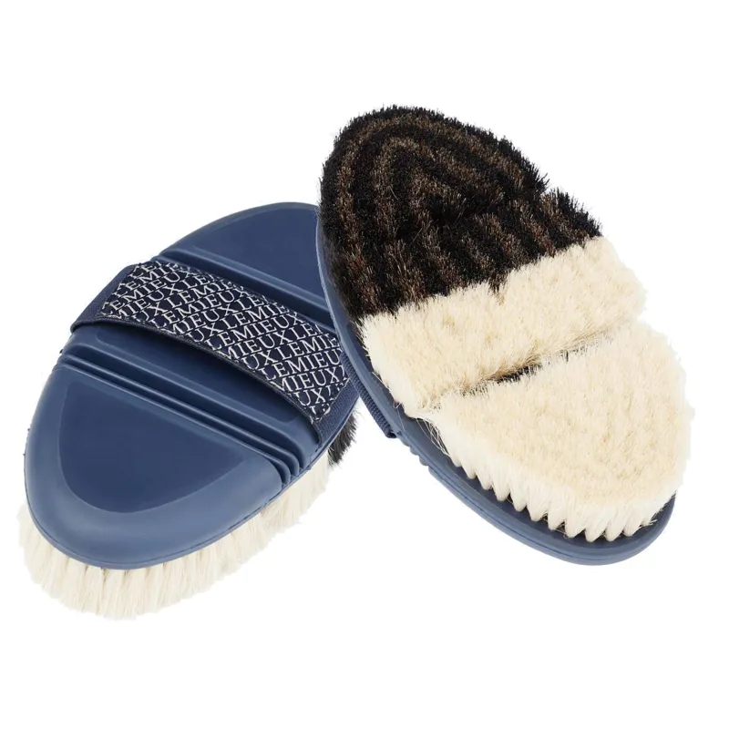LeMieux Flexi Half And Half Finishing Brush - Navy