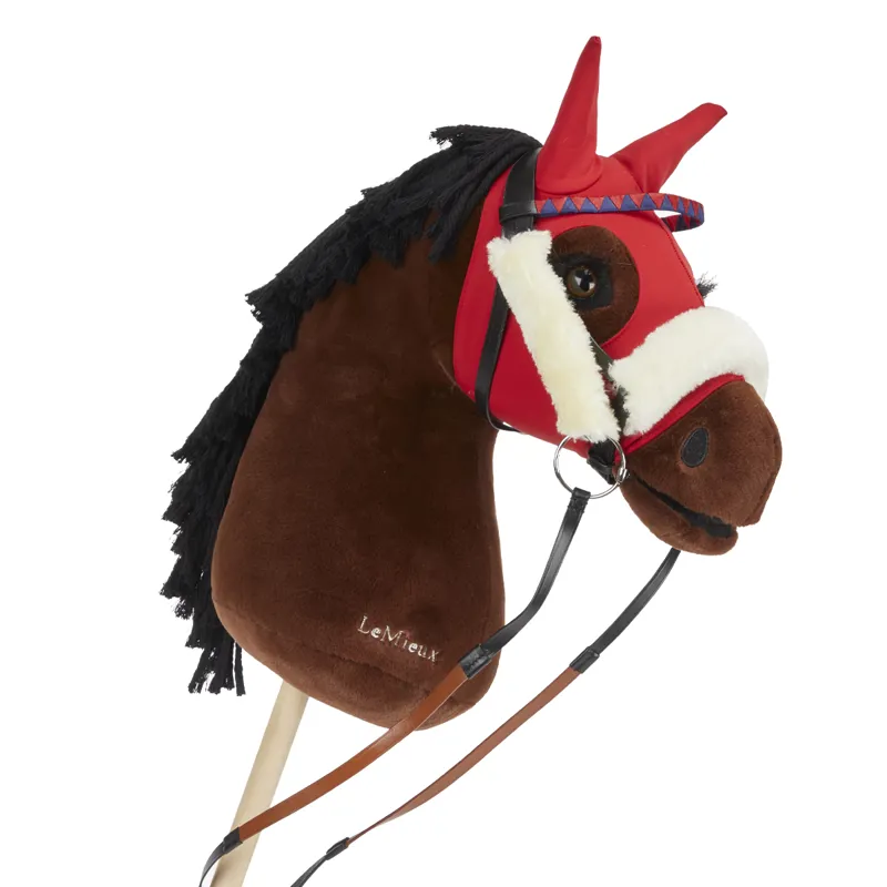 LeMieux Hobby Horse Lycra Hood - Chilli