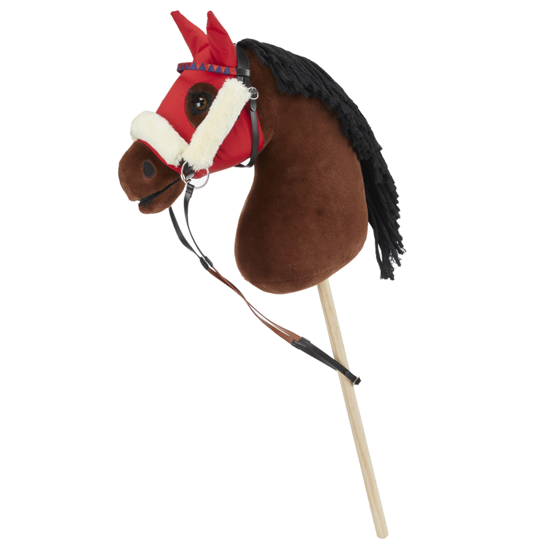 LeMieux Hobby Horse Lycra Hood - Chilli-1