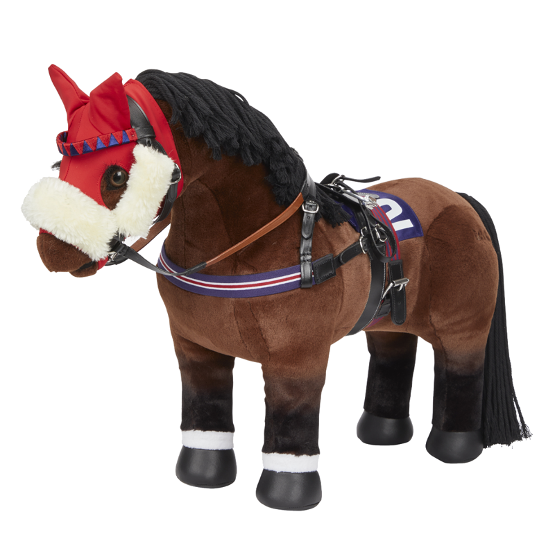 LeMieux Hobby Horse Lycra Hood - Chilli-2