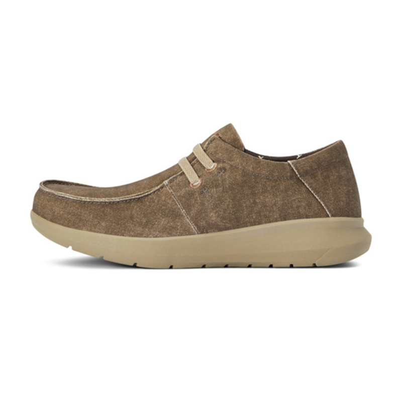 Ariat Men's Hilo Casual Shoe - Brown Canvas-1