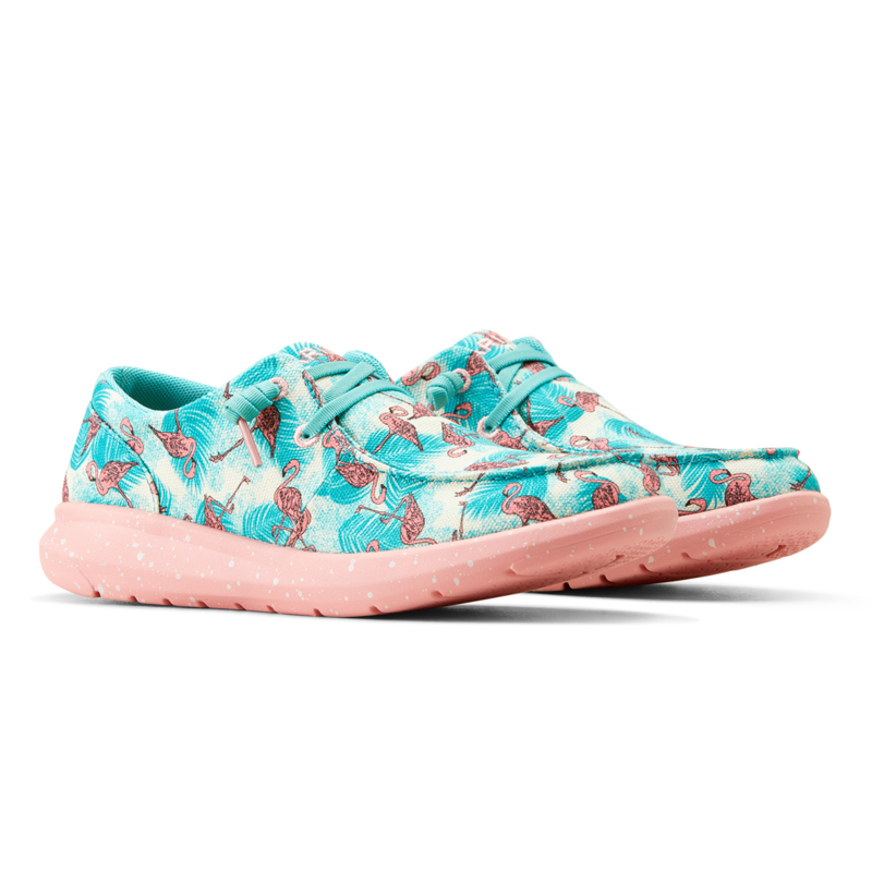 Ariat Women's Hilo Casual Shoe - Flamingo Print-3