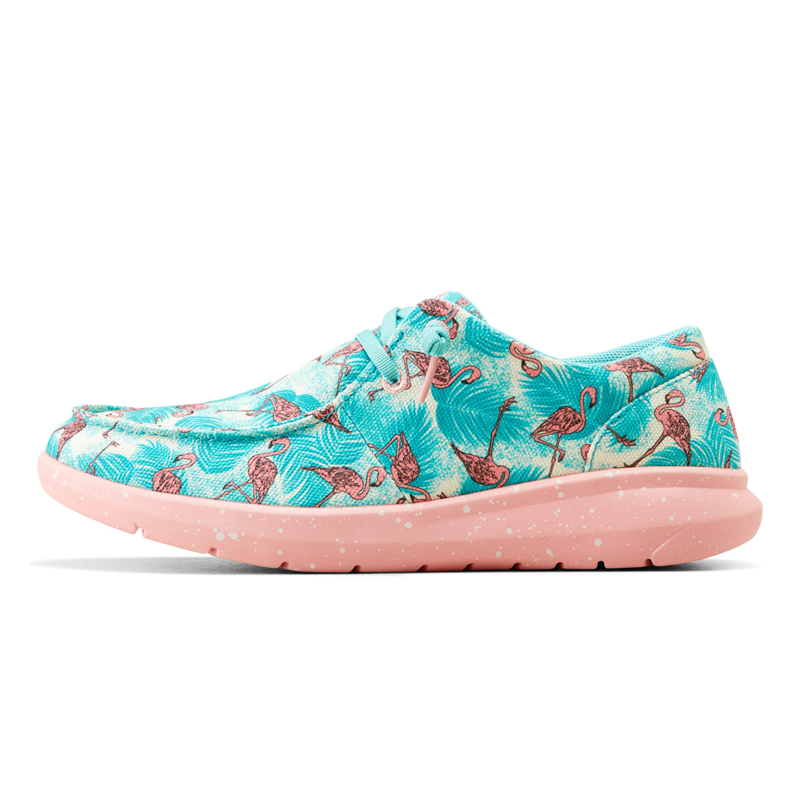 Ariat Women's Hilo Casual Shoe - Flamingo Print-1
