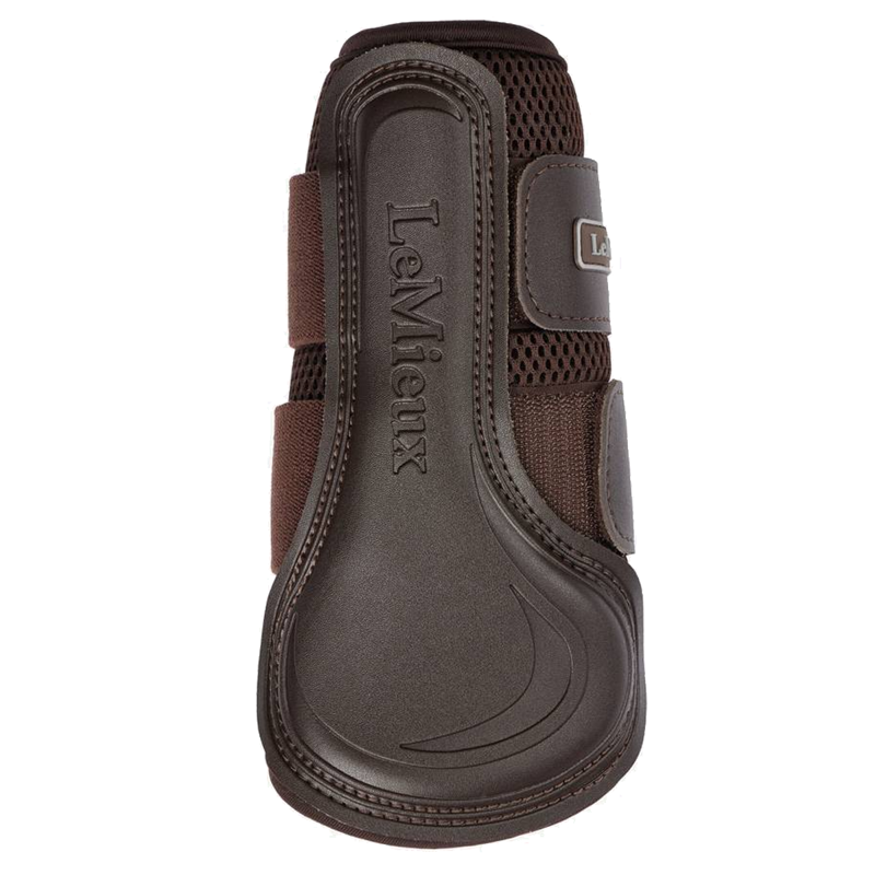 LeMieux Mesh Brushing Boots - Brown-1