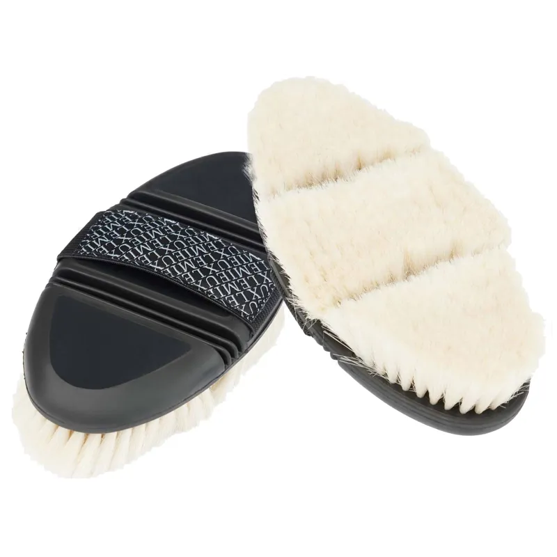 LeMieux Flexi Goat Hair Body Brush - Black