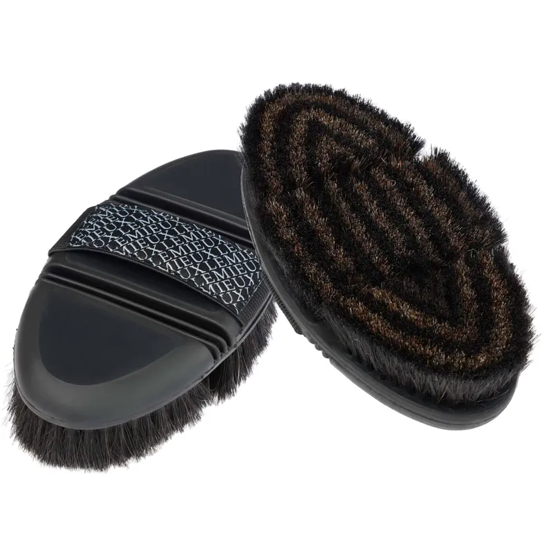 LeMieux Flexi Horse Hair Body Brush - Black