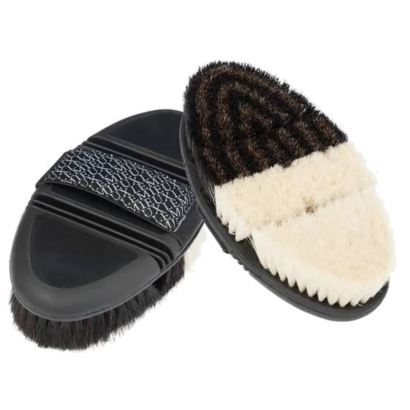 LeMieux Flexi Half And Half Finishing Brush - Black