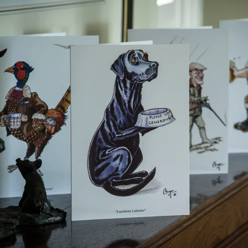 Countryside Greetings Lunchtime Labrador Card