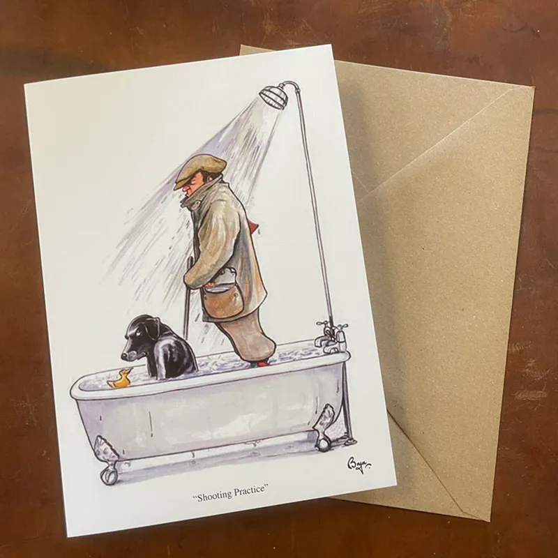 Countryside Greetings Shooting Practice Card