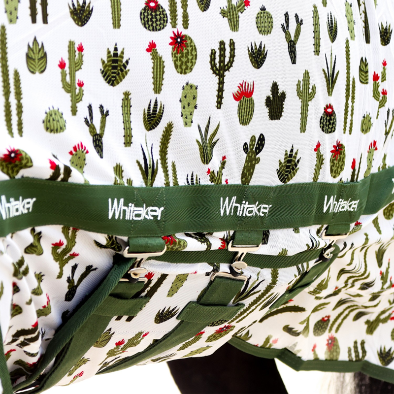 John Whitaker Swot Full Coverage Mesh Fly Rug And Mask - Cactus-3