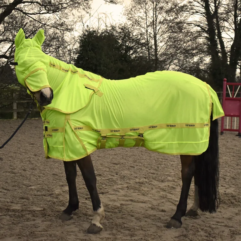 John Whitaker Swot Full Coverage Mesh Fly Rug And Mask - Green