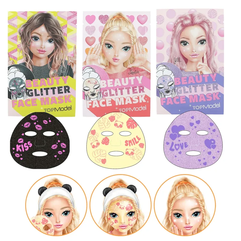 TOPModel Face Mask Glitter BEAUTY and ME - Assorted