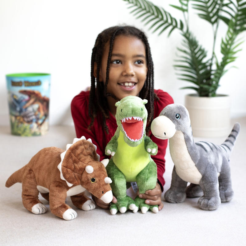 Dino World Plush Brachiosaurus-4