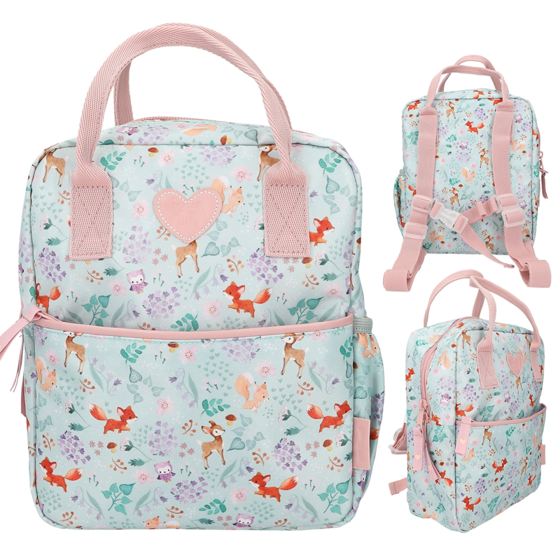 Princess Mimi Small Backpack Allover Wild Forest-5