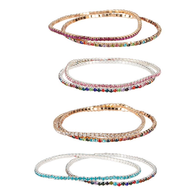 Miss Melody Bracelet Set Rhinestones - Assorted-1