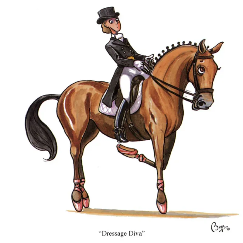 Countryside Greetings Dressage Diva Card