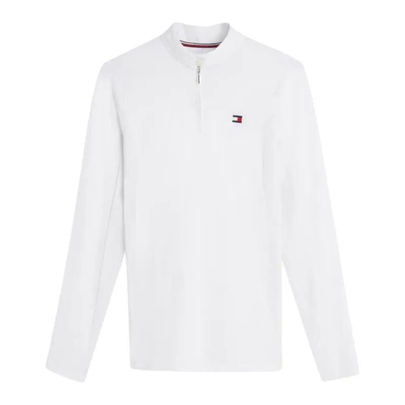 Tommy Hilfiger Fresh Air Performance Long Sleeve Show Shirt - Optic White