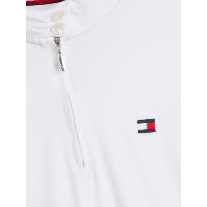 Tommy Hilfiger Fresh Air Performance Long Sleeve Show Shirt - Optic White-4