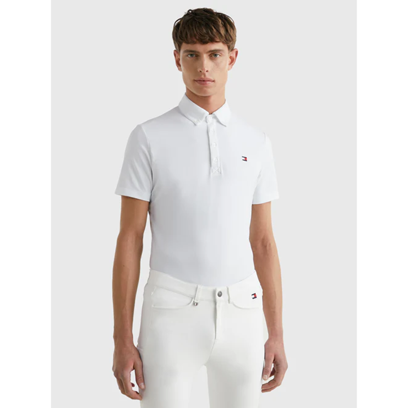 Tommy Hilfiger Men's Fresh Air Performance Show Shirt - Optic White-2