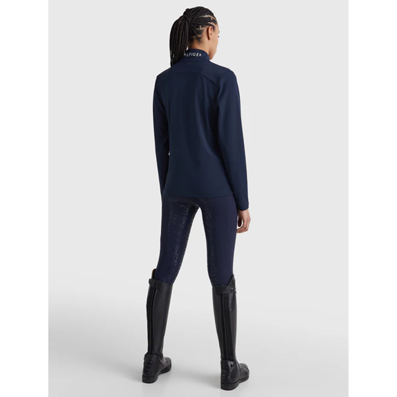 Tommy Hilfiger Women's Performance Colourblock Zip Up Jacket - Desert Sky-3