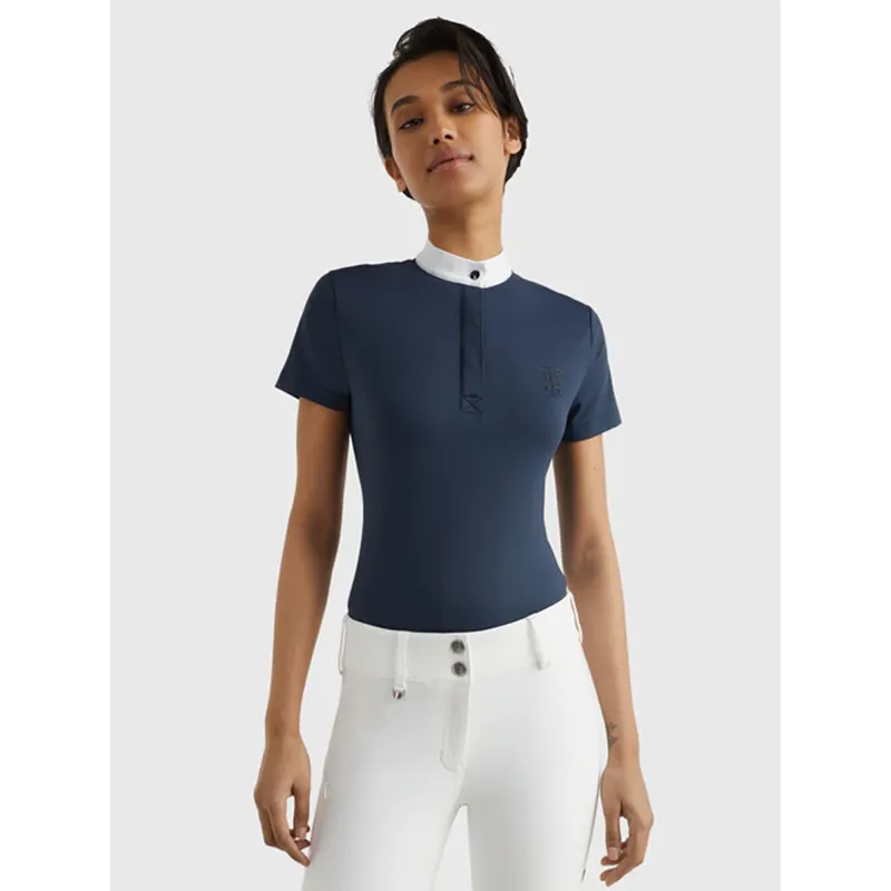 Tommy Hilfiger Rhinestone Performance Show Shirt - Desert Sky