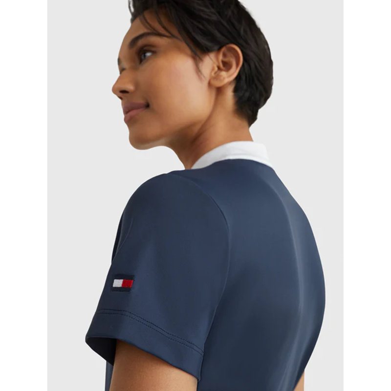 Tommy Hilfiger Rhinestone Performance Show Shirt - Desert Sky-1