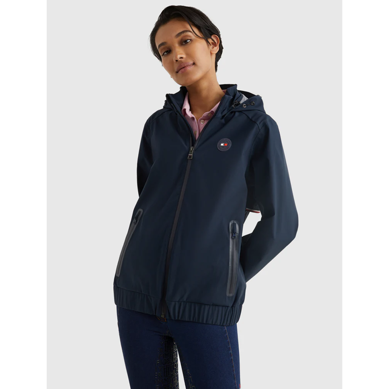 Tommy Hilfiger Waterproof Bomber Rain Jacket - Desert Sky-2