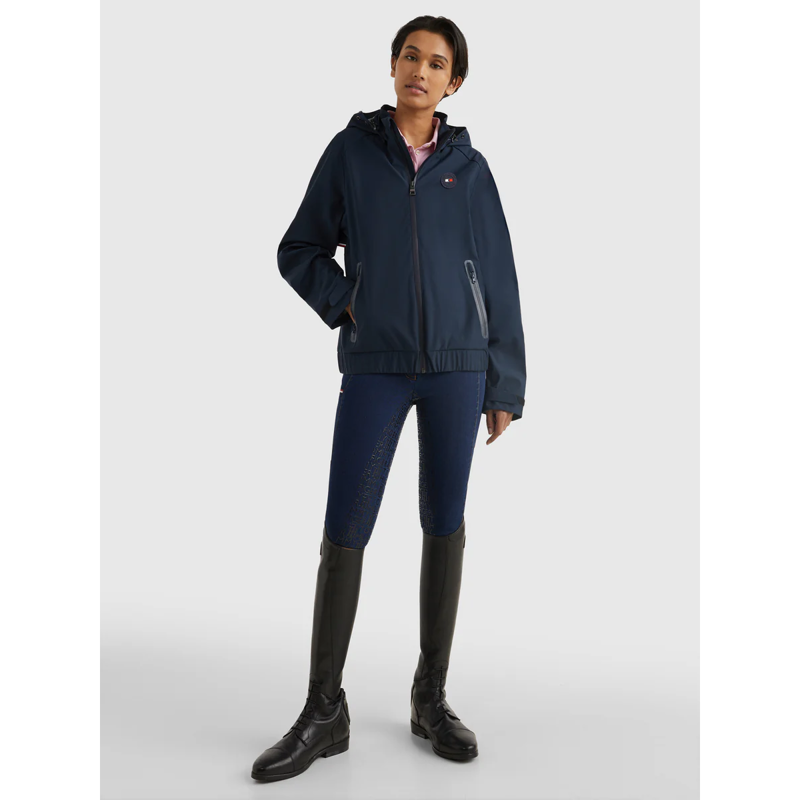 Tommy Hilfiger Waterproof Bomber Rain Jacket - Desert Sky-5