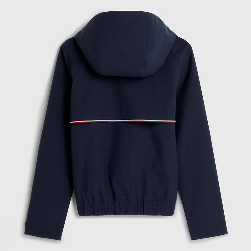 Tommy Hilfiger Waterproof Bomber Rain Jacket - Desert Sky-1