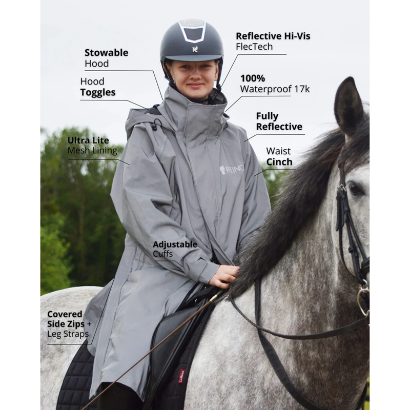 Reincoat LITE Reflective - Adult - Silver-2