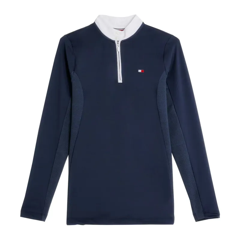 Tommy Hilfiger Fresh Air Performance Long Sleeve Show Shirt - Desert Sky